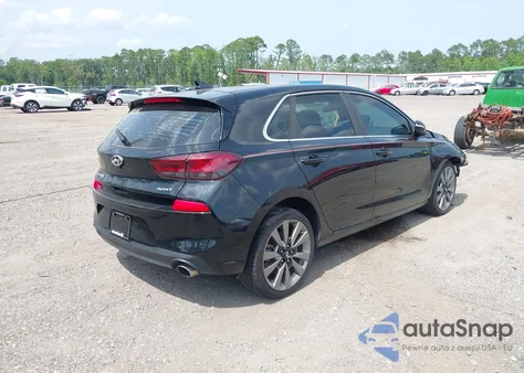 2018 Hyundai Elantra Gt Sport из США, поврежденный, VIN KMHH55LC2JU041274